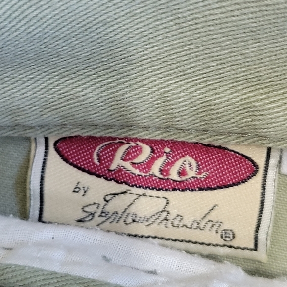 Vintage shorts Juniors green - Picture 2 of 8